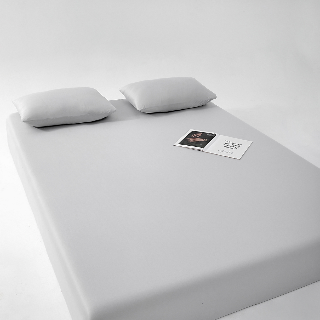 91家纺网 家纺一手货源 找家纺 北部居 2026新款针织棉单床笠 岩石灰