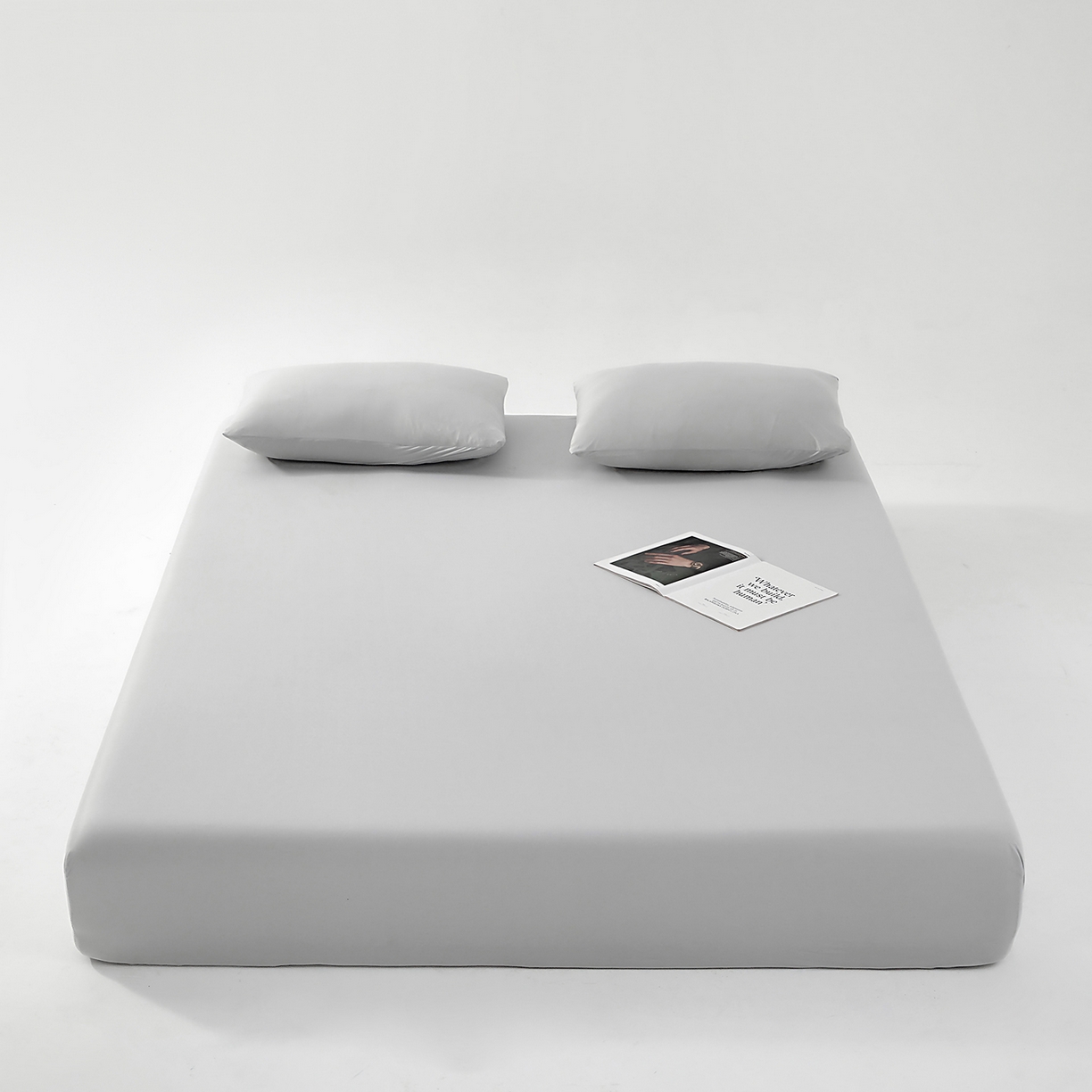 91家纺网 家纺一手货源 找家纺 北部居 2026新款针织棉单床笠 岩石灰