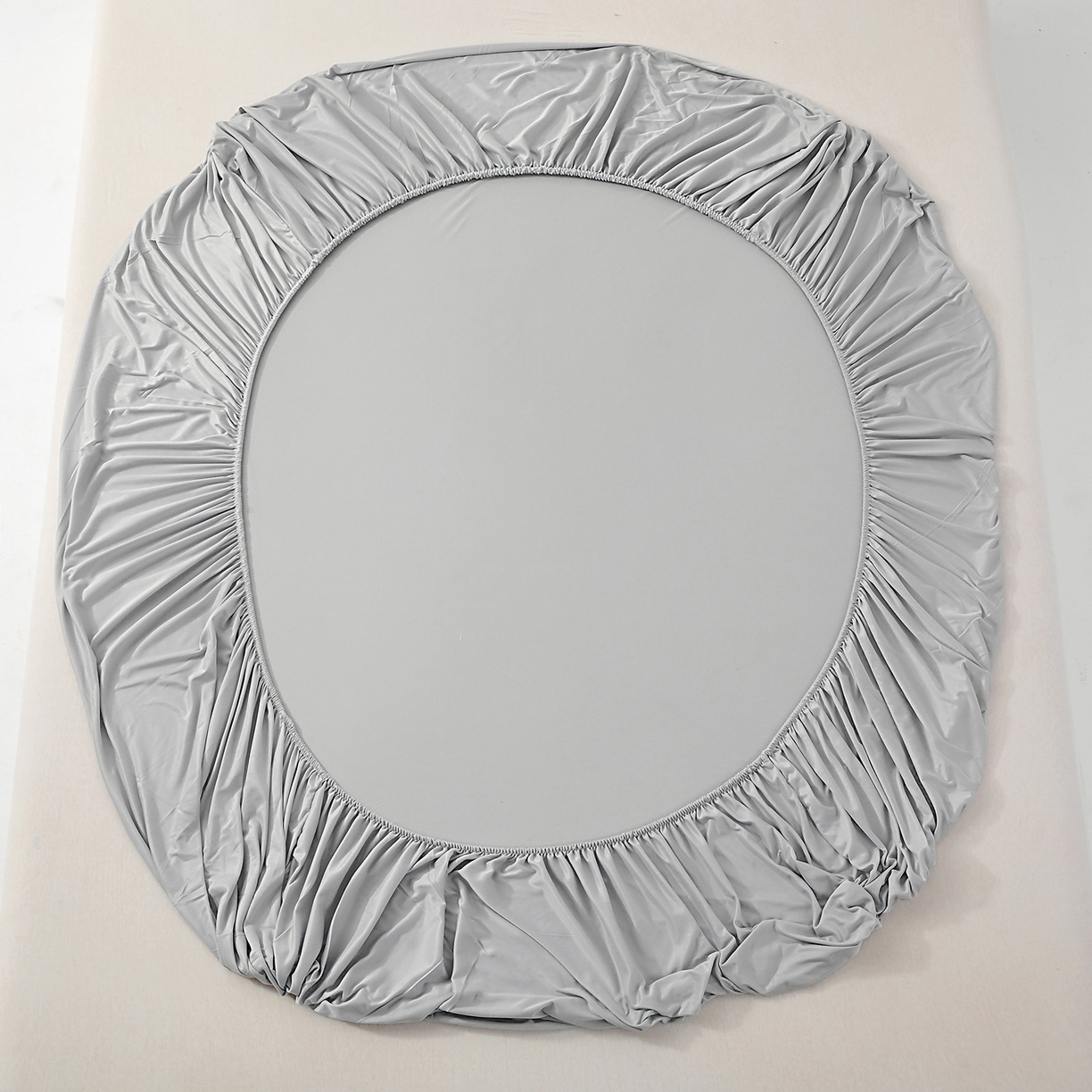 91家纺网 家纺一手货源 找家纺 北部居 2026新款针织棉单床笠 岩石灰