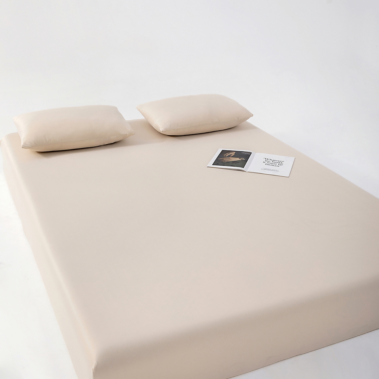 91家纺网 家纺一手货源 找家纺 北部居 2026新款针织棉单床笠 山野茶