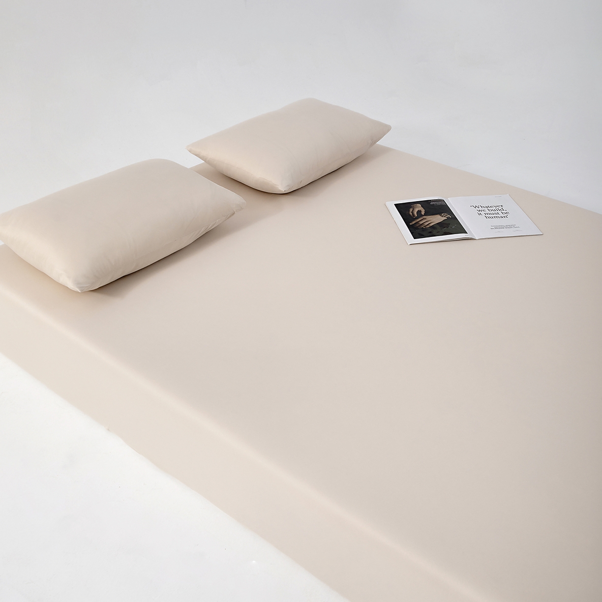 91家纺网 家纺一手货源 找家纺 北部居 2026新款针织棉单床笠 山野茶