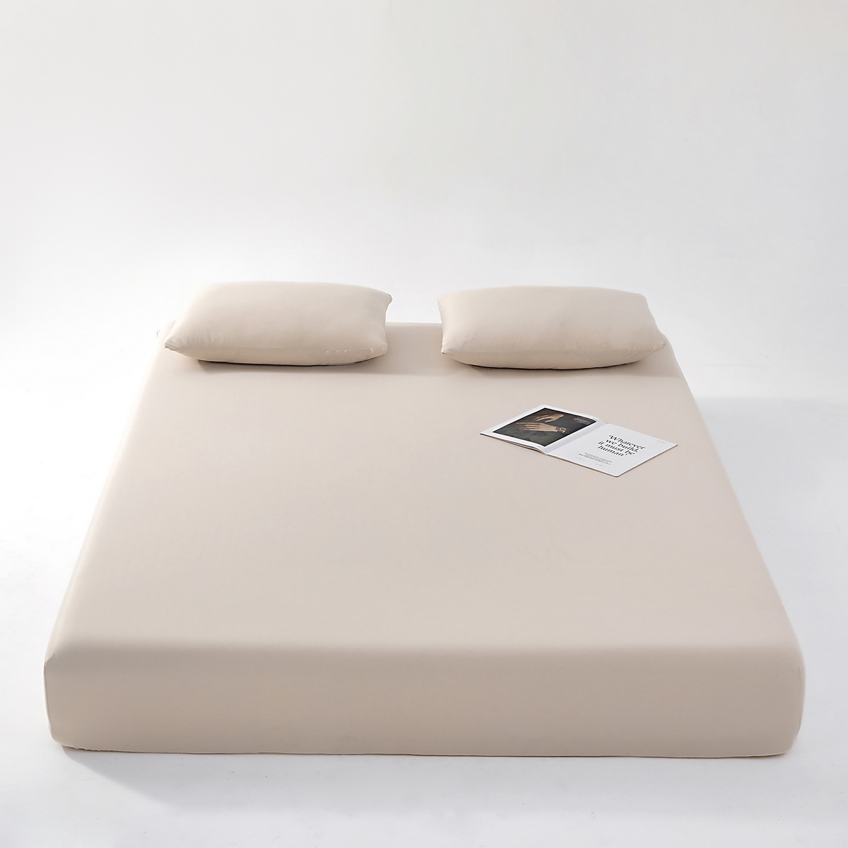 91家纺网 家纺一手货源 找家纺 北部居 2026新款针织棉单床笠 山野茶