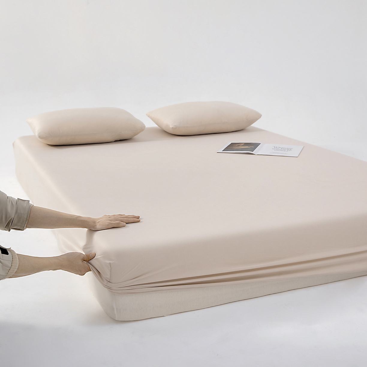 北部居 2026新款针织棉单床笠 山野茶