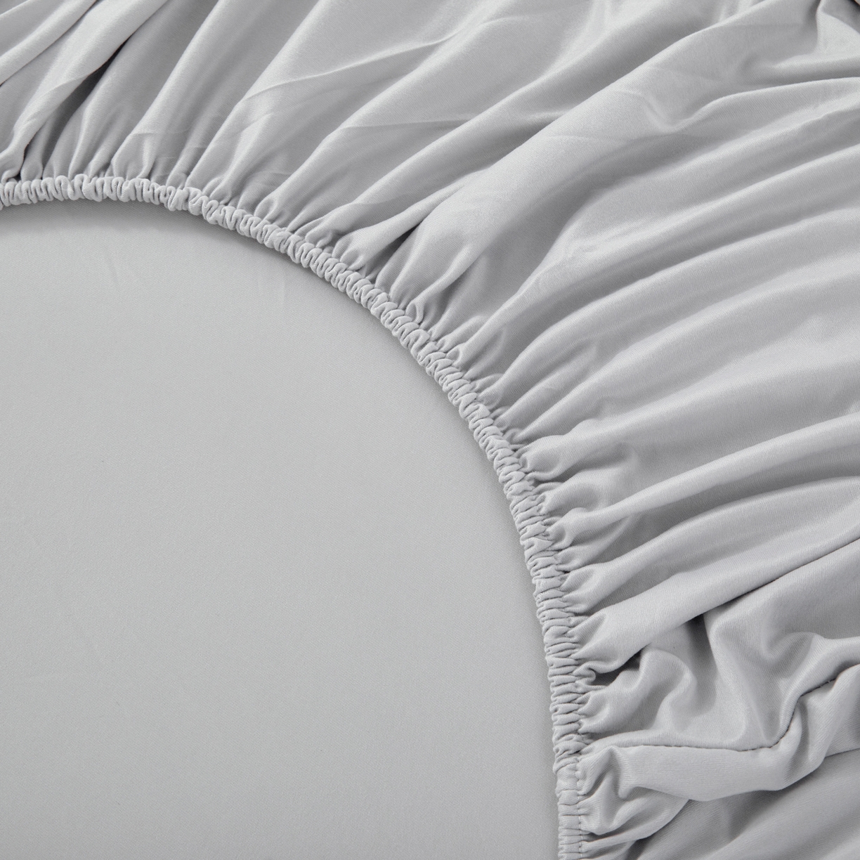 91家纺网 家纺一手货源 找家纺 北部居 2026新款针织棉单床笠 岩石灰