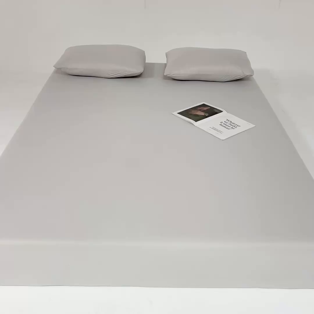 91家纺网 家纺一手货源 找家纺 北部居 2026新款针织棉单床笠 岩石灰