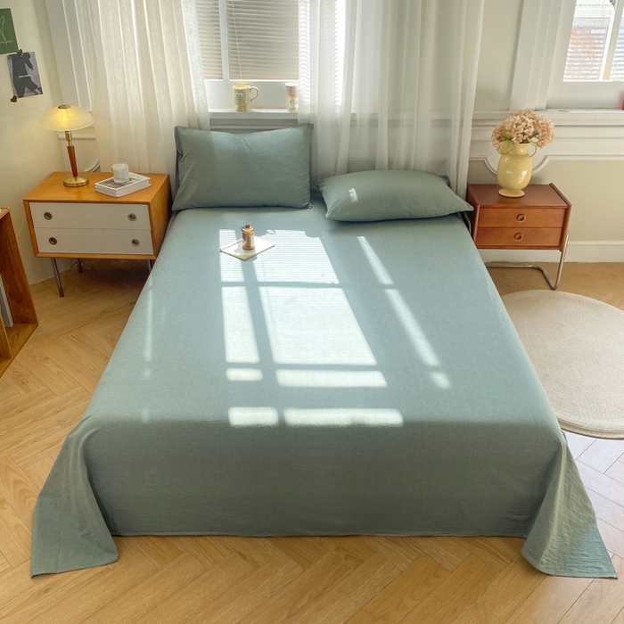 91家纺网 家纺一手货源 找家纺 （总）恋人优选 2026新款全棉纯棉色织床单单床单床单单件