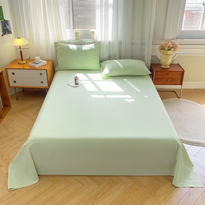 91家纺网 家纺一手货源 找家纺 （总）恋人优选 2026新款全棉纯棉色织床单单床单床单单件