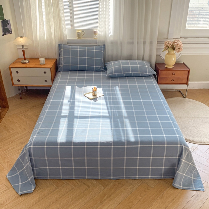 91家纺网 家纺一手货源 找家纺 （总）恋人优选 2026新款全棉纯棉色织床单单床单床单单件