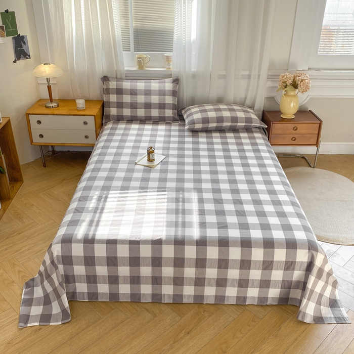 91家纺网 家纺一手货源 找家纺 （总）恋人优选 2026新款全棉纯棉色织床单单床单床单单件