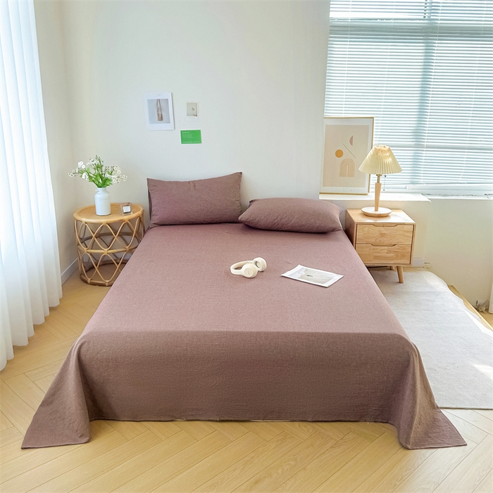 91家纺网 家纺一手货源 找家纺 （总）恋人优选 2026新款全棉纯棉色织床单单床单床单单件