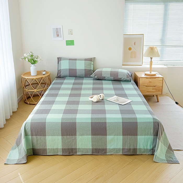 91家纺网 家纺一手货源 找家纺 （总）恋人优选 2026新款全棉纯棉色织床单单床单床单单件