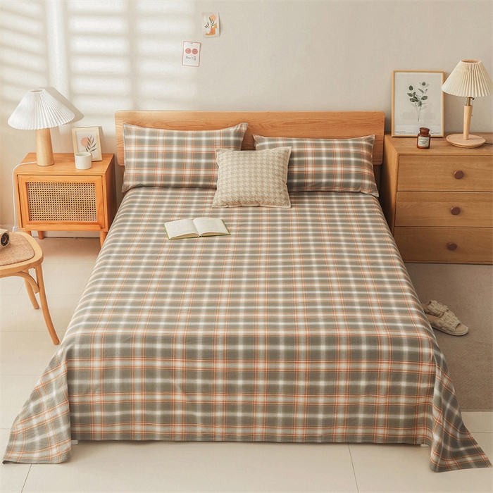 91家纺网 家纺一手货源 找家纺 （总）恋人优选 2026新款全棉纯棉色织床单单床单床单单件