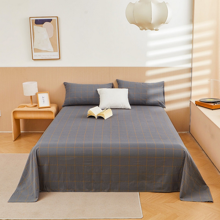 91家纺网 家纺一手货源 找家纺 （总）恋人优选 2026新款全棉纯棉色织床单单床单床单单件