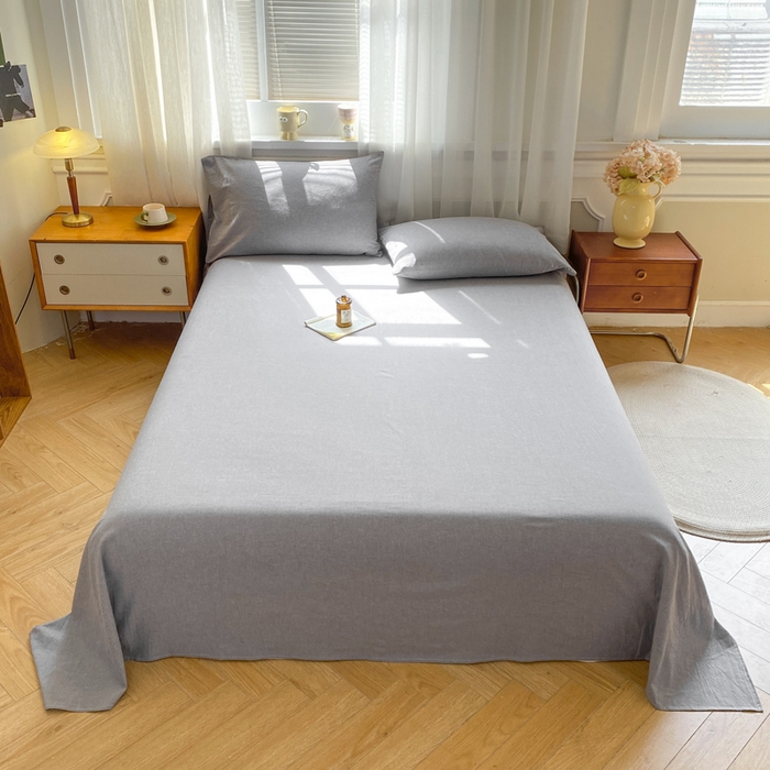 91家纺网 家纺一手货源 找家纺 （总）恋人优选 2026新款全棉纯棉色织床单单床单床单单件