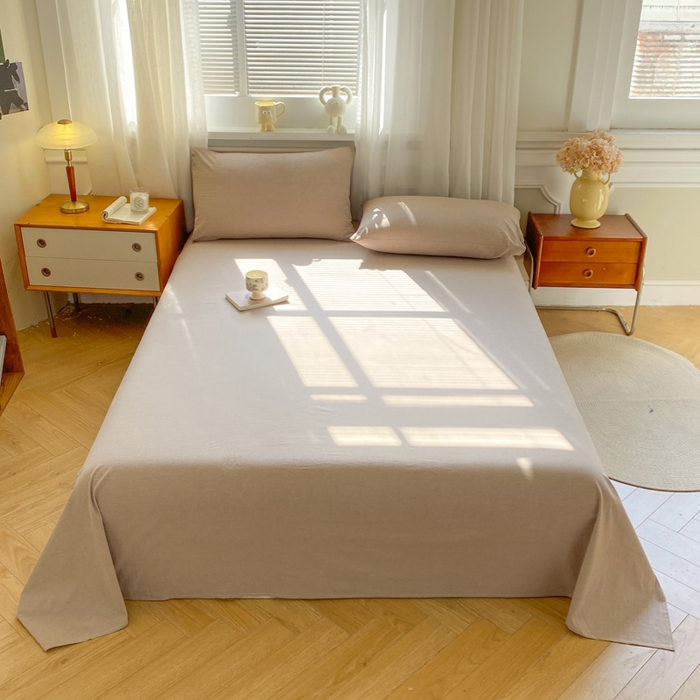 91家纺网 家纺一手货源 找家纺 （总）恋人优选 2026新款全棉纯棉色织床单单床单床单单件