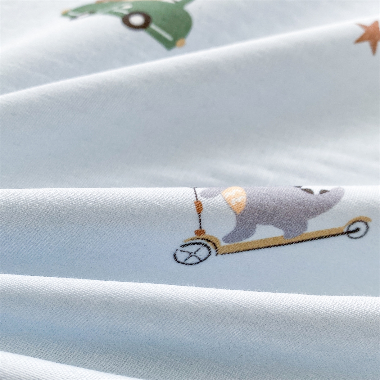 91家纺网 家纺一手货源 找家纺 （总）金喜 2026新款纯棉有氧A类全棉双层纱卡通床单