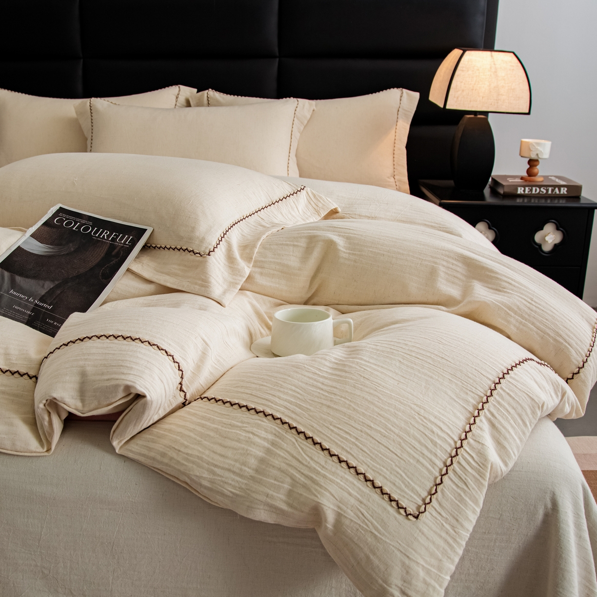 91家纺网 家纺一手货源 找家纺 （总）慕梵家居 2026春夏新款100%莱赛尔天丝夏被空调被夏凉被四件套