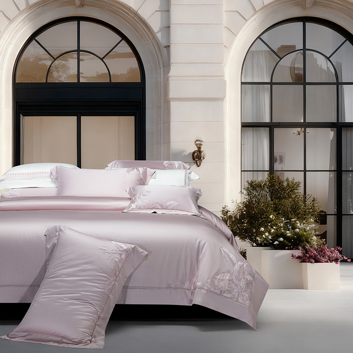 91家纺网 家纺一手货源 找家纺 （总）诗黛尔 2026春夏新款云朵棉梦屿花田系列四件套