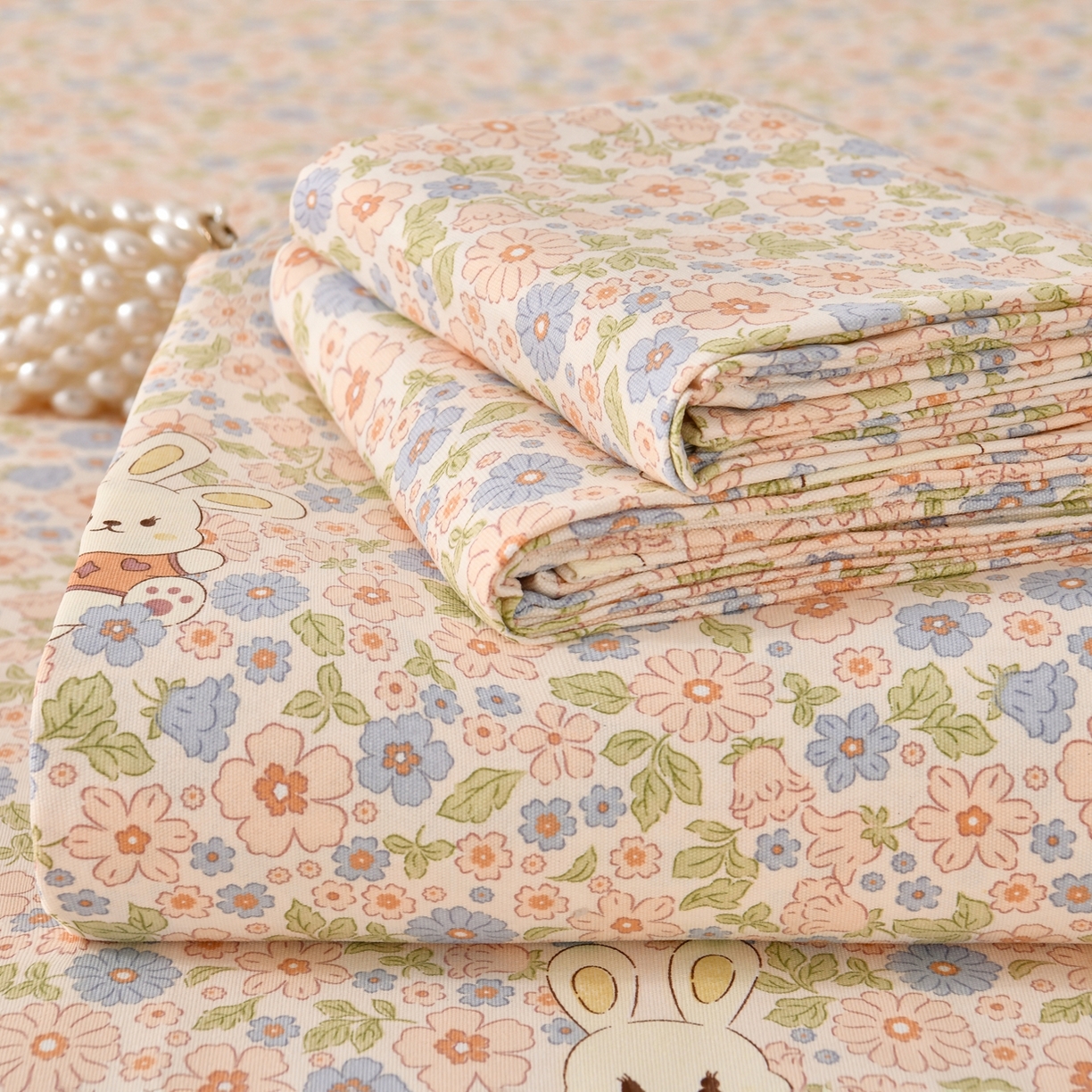 91家纺网 家纺一手货源 找家纺 （总）悠米悠家 2026新款工艺款印花老粗布床单单品床单床单单件凉席席子