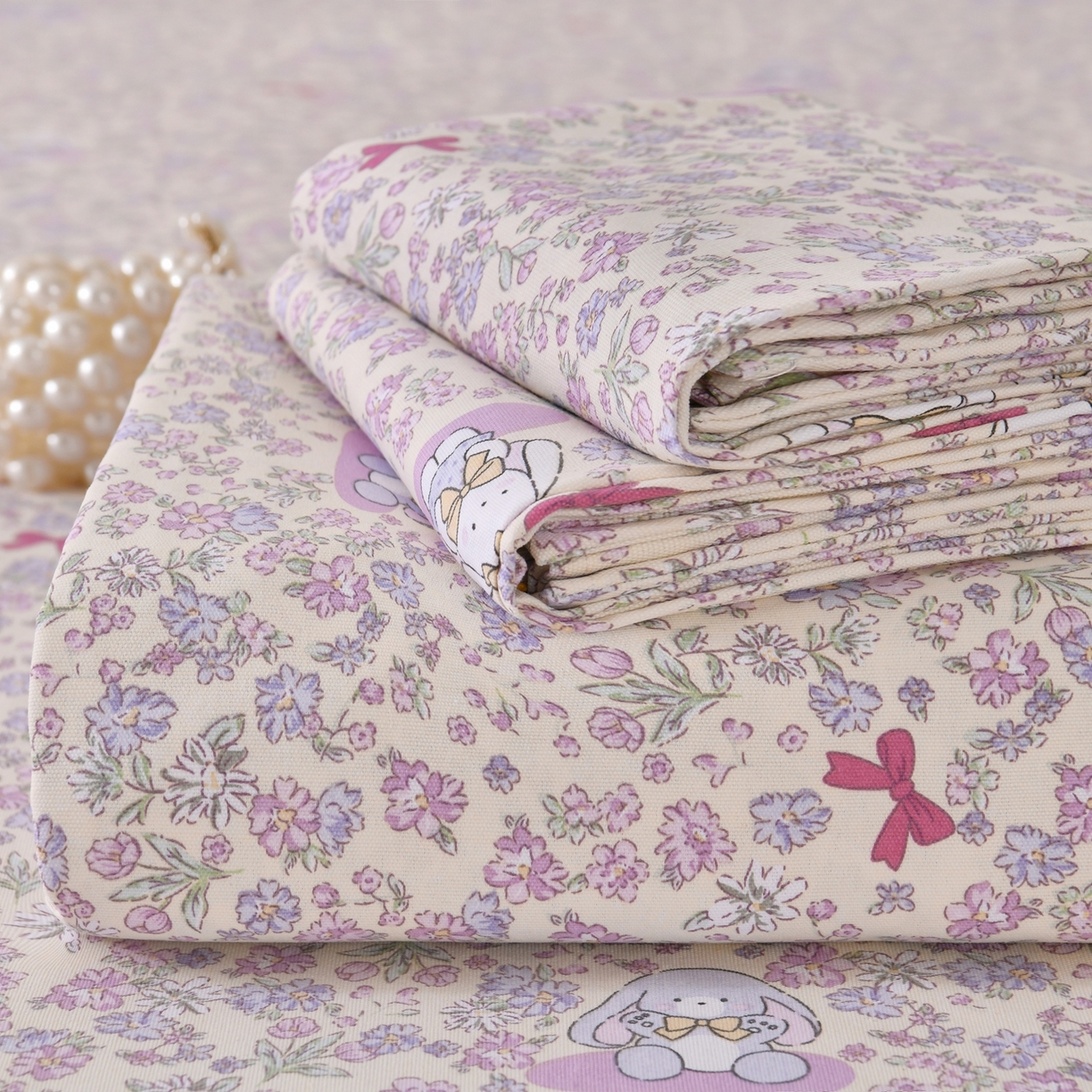 91家纺网 家纺一手货源 找家纺 （总）悠米悠家 2026新款工艺款印花老粗布床单单品床单床单单件凉席席子