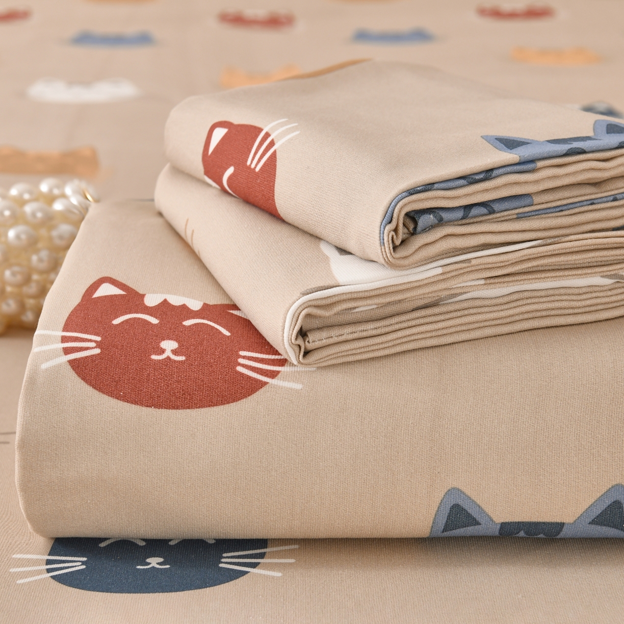 91家纺网 家纺一手货源 找家纺 （总）悠米悠家 2026新款工艺款印花老粗布床单单品床单床单单件凉席席子