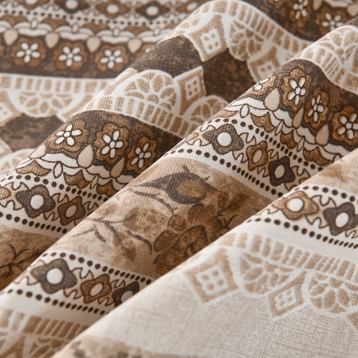 91家纺网 家纺一手货源 找家纺 悠米悠家 2026新款工艺款印花老粗布床单单品床单床单单件凉席席子 棕调波西纹