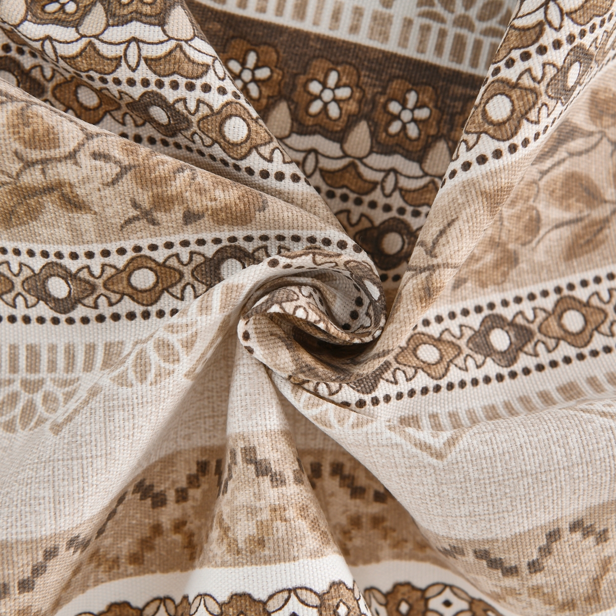 91家纺网 家纺一手货源 找家纺 悠米悠家 2026新款工艺款印花老粗布床单单品床单床单单件凉席席子 棕调波西纹