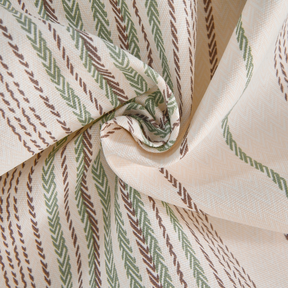 91家纺网 家纺一手货源 找家纺 悠米悠家 2026新款工艺款印花老粗布床单单品床单床单单件凉席席子 青棕素条纹