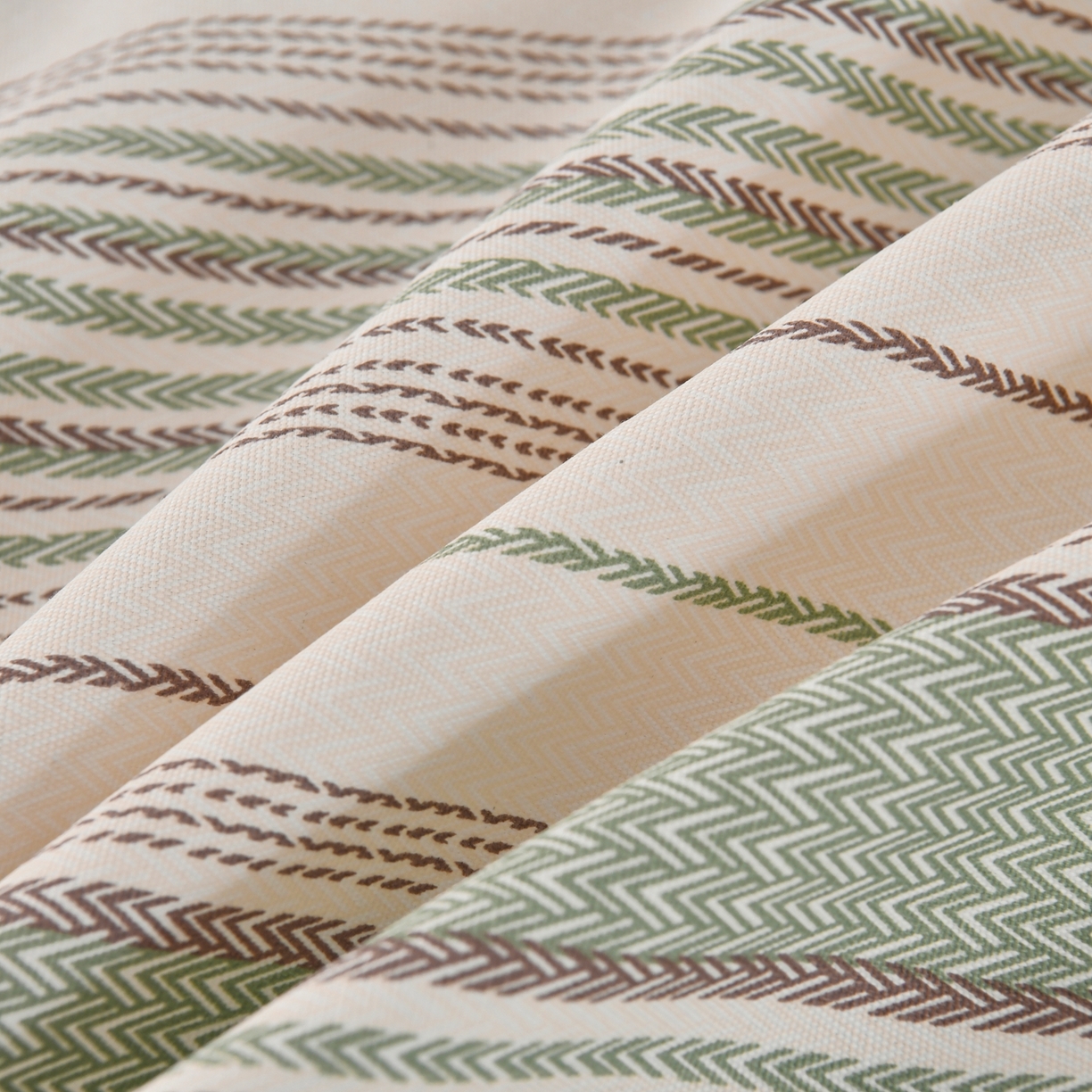 91家纺网 家纺一手货源 找家纺 悠米悠家 2026新款工艺款印花老粗布床单单品床单床单单件凉席席子 青棕素条纹