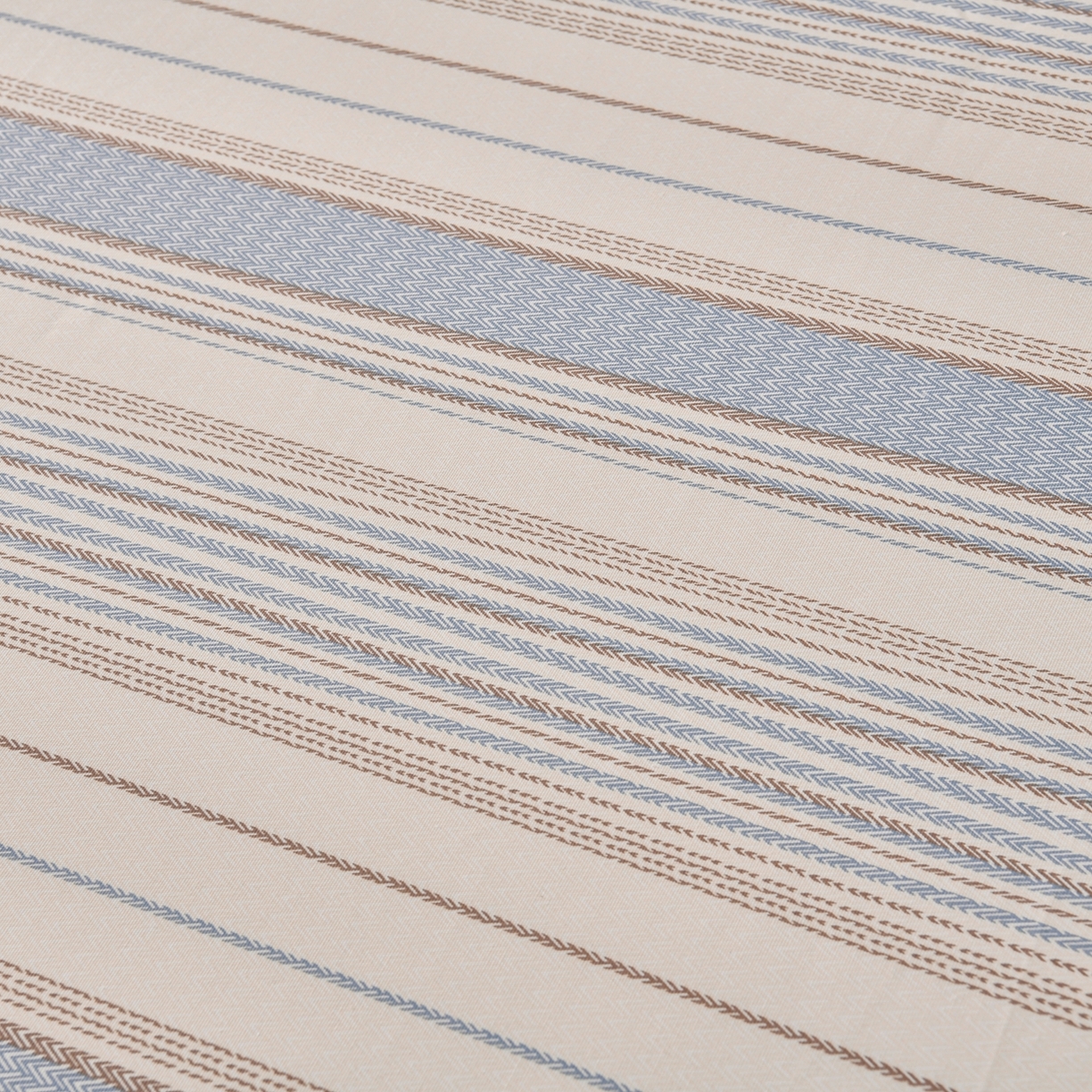 91家纺网 家纺一手货源 找家纺 悠米悠家 2026新款工艺款印花老粗布床单单品床单床单单件凉席席子 海盐棕条纹