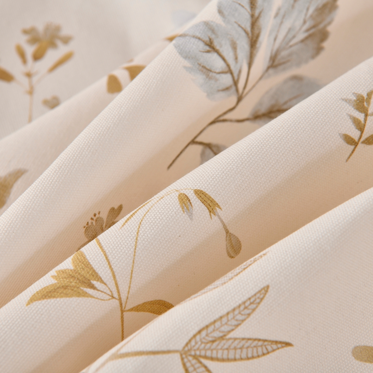 91家纺网 家纺一手货源 找家纺 悠米悠家 2026新款工艺款印花老粗布床单单品床单床单单件凉席席子 秋野蝶叶集