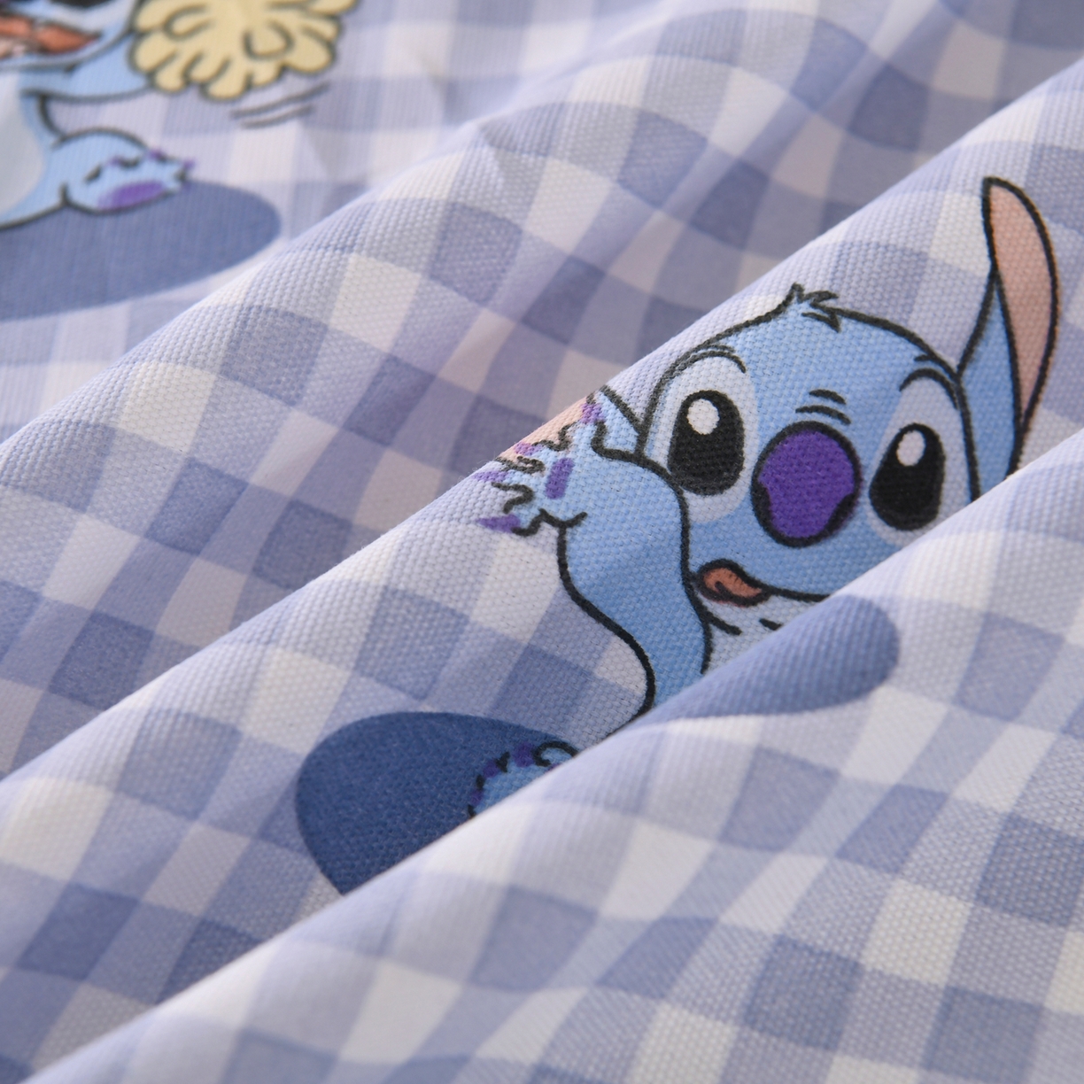 91家纺网 家纺一手货源 找家纺 悠米悠家 2026新款工艺款印花老粗布床单单品床单床单单件凉席席子 格纹史迪日记