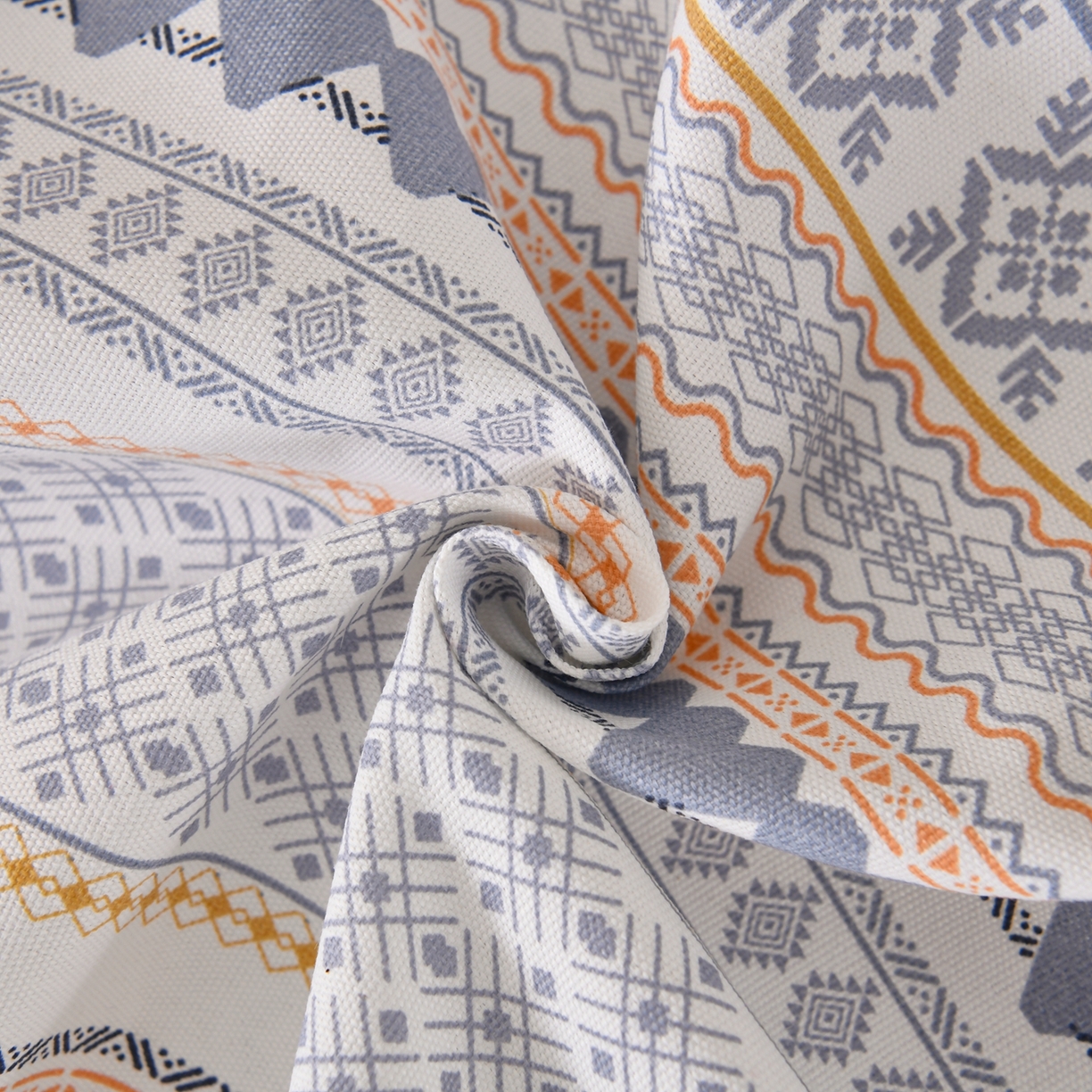 91家纺网 家纺一手货源 找家纺 悠米悠家 2026新款工艺款印花老粗布床单单品床单床单单件凉席席子 波西米亚几何条