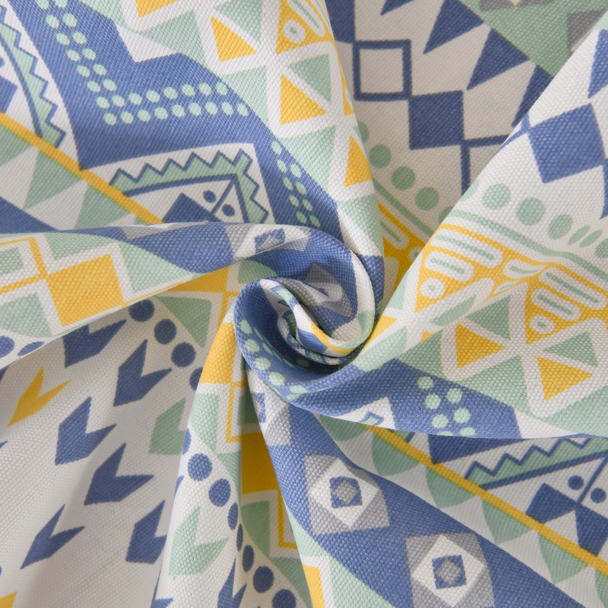 91家纺网 家纺一手货源 找家纺 悠米悠家 2026新款工艺款印花老粗布床单单品床单床单单件凉席席子 青柠波西纹