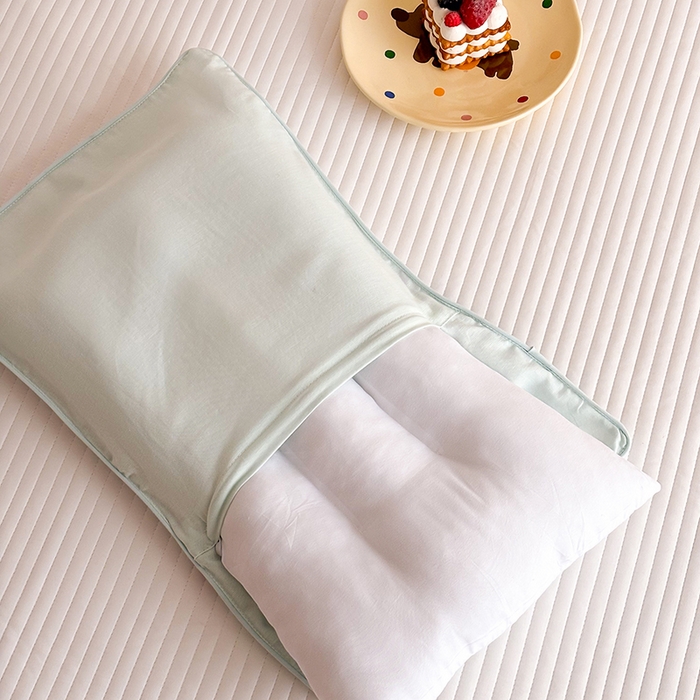 91家纺网 家纺一手货源 找家纺 嗨生活 2026新款全棉纯棉双层纱大版枕套儿童枕套幼儿园枕套枕芯单品枕套枕套单件 哈喽小象