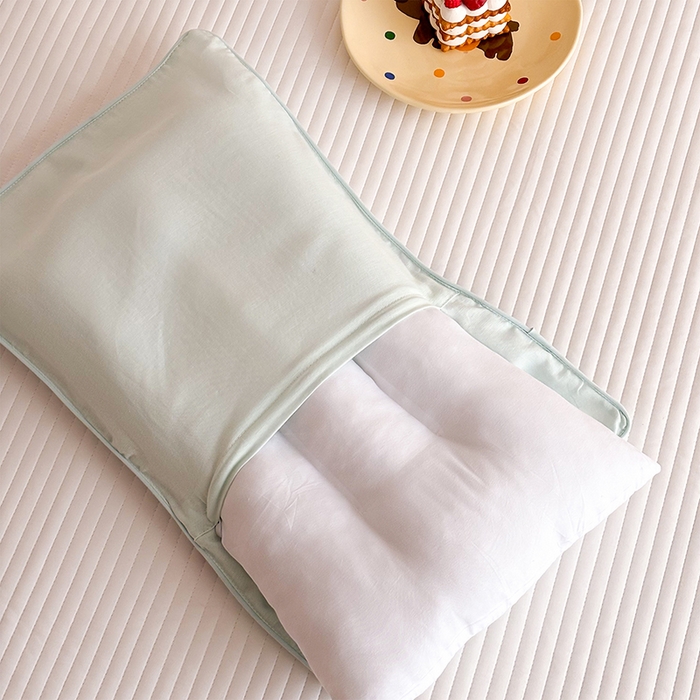 91家纺网 家纺一手货源 找家纺 嗨生活 2026新款全棉纯棉双层纱大版枕套儿童枕套幼儿园枕套枕芯单品枕套枕套单件 大熊猫