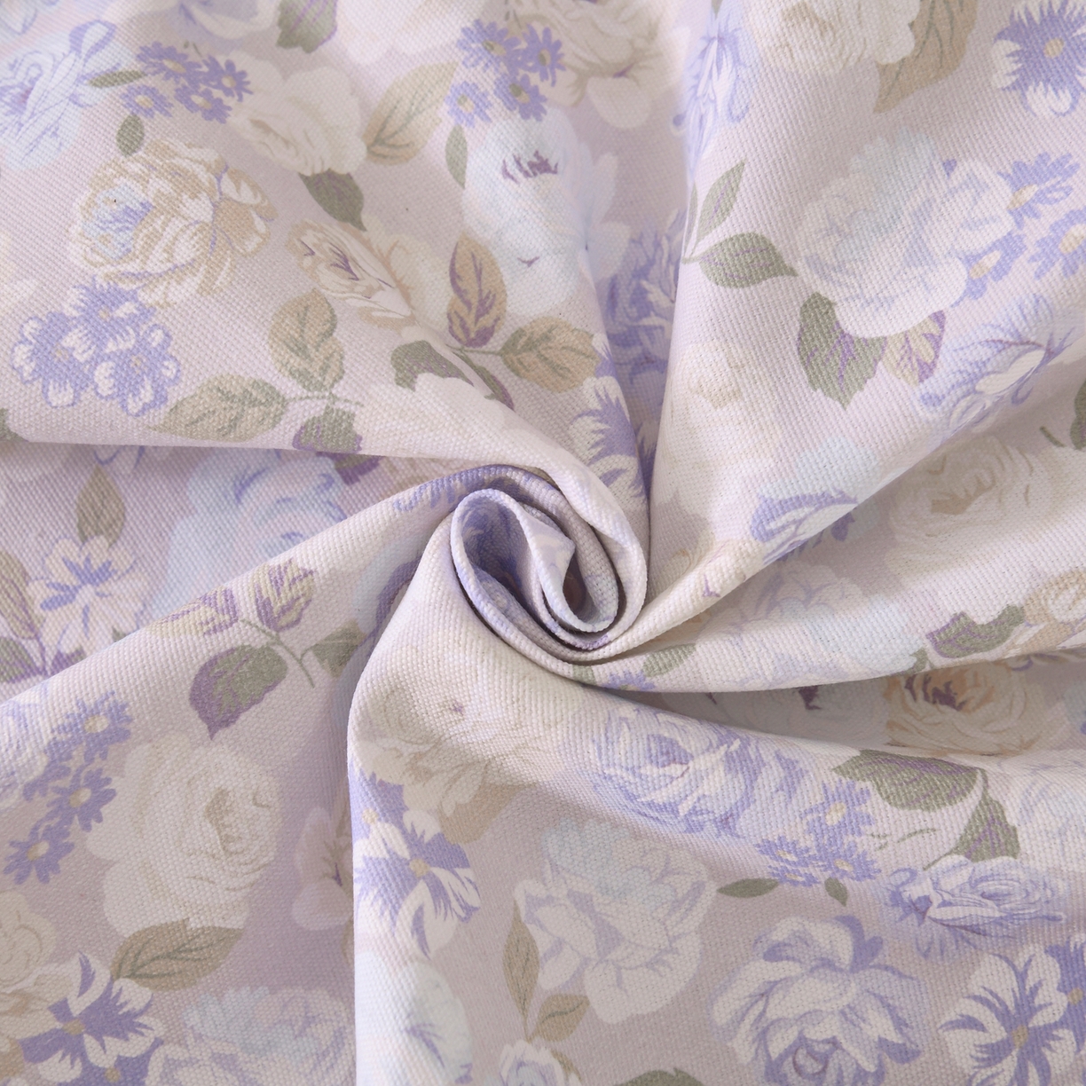 91家纺网 家纺一手货源 找家纺 悠米悠家 2026新款工艺款印花老粗布床单单品床单床单单件凉席席子 柔紫花雾叙