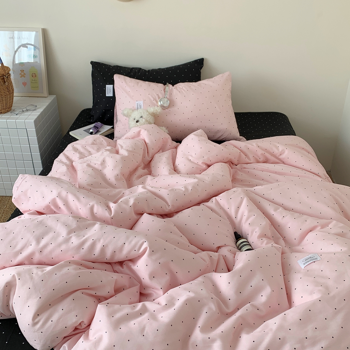 91家纺网 家纺一手货源 找家纺 （总）桃喜 2026新款全棉水洗棉ins博主风四件套