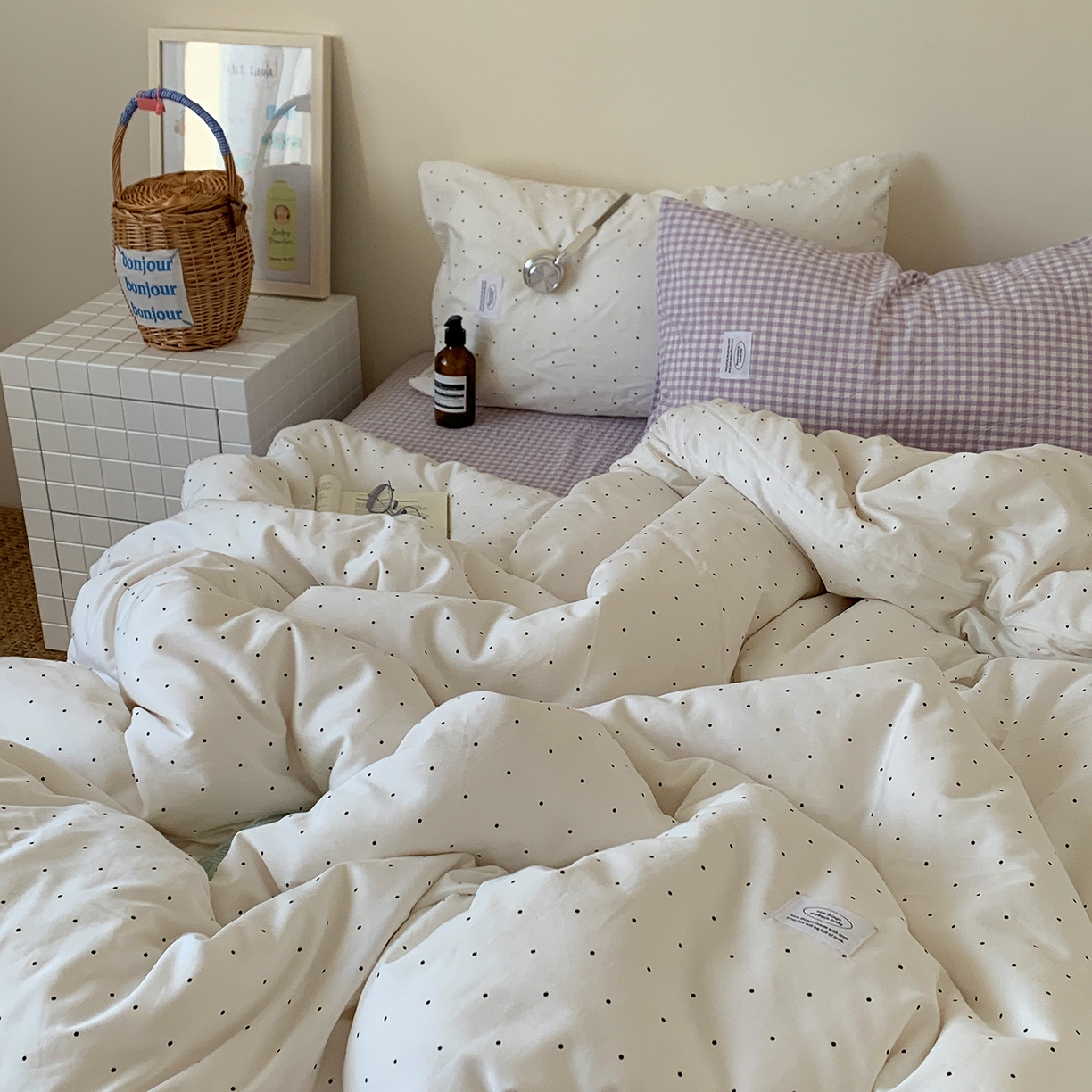 91家纺网 家纺一手货源 找家纺 （总）桃喜 2026新款全棉水洗棉ins博主风四件套