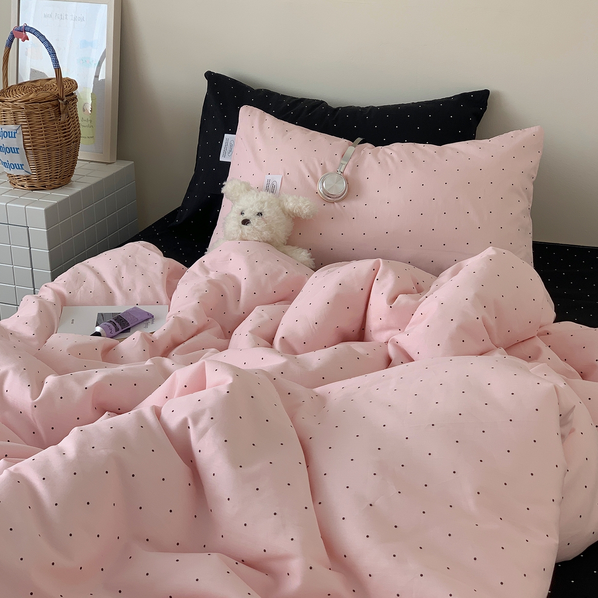 91家纺网 家纺一手货源 找家纺 （总）桃喜 2026新款全棉水洗棉ins博主风四件套