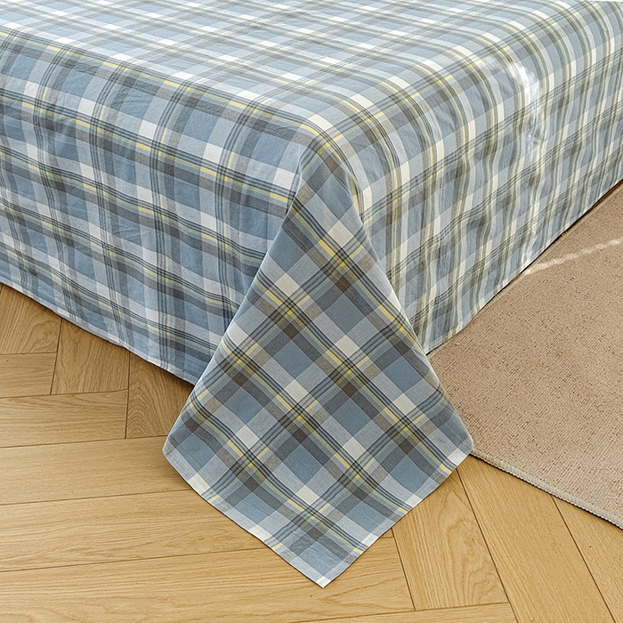 91家纺网 家纺一手货源 找家纺 恋人优选 2026新款全棉纯棉色织床单单床单床单单件 莫妮兰