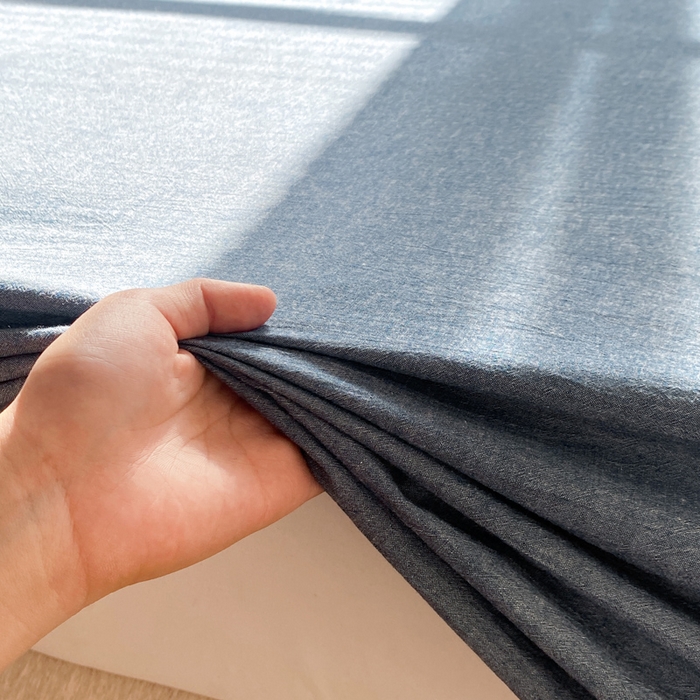 91家纺网 家纺一手货源 找家纺 恋人优选 2026新款全棉纯棉色织床单单床单床单单件 牛仔蓝