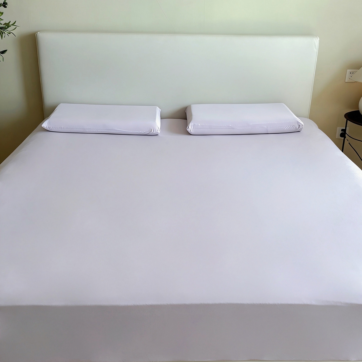 91家纺网 家纺一手货源 找家纺 兜米家居 2026新款某姆同款锦氨A类凉感（180克）床笠三件套 高雅紫