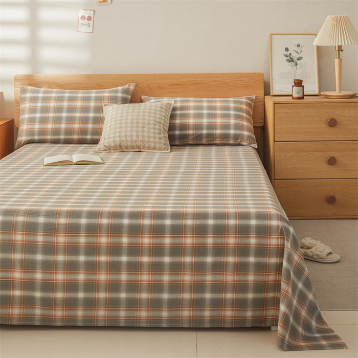 91家纺网 家纺一手货源 找家纺 恋人优选 2026新款全棉纯棉色织床单单床单床单单件 诺卡