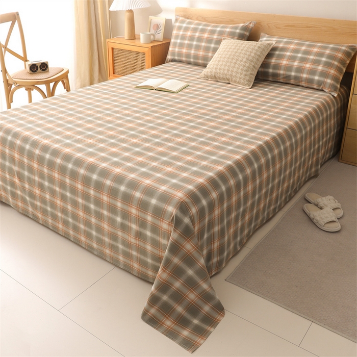 91家纺网 家纺一手货源 找家纺 恋人优选 2026新款全棉纯棉色织床单单床单床单单件 诺卡