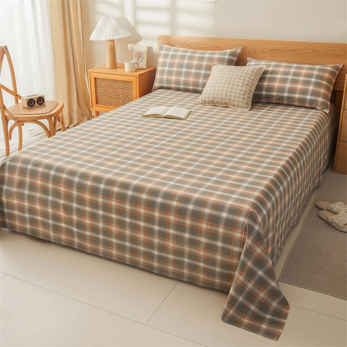 91家纺网 家纺一手货源 找家纺 恋人优选 2026新款全棉纯棉色织床单单床单床单单件 诺卡