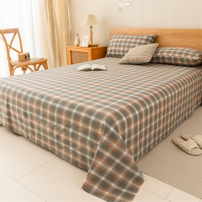 91家纺网 家纺一手货源 找家纺 恋人优选 2026新款全棉纯棉色织床单单床单床单单件 诺卡