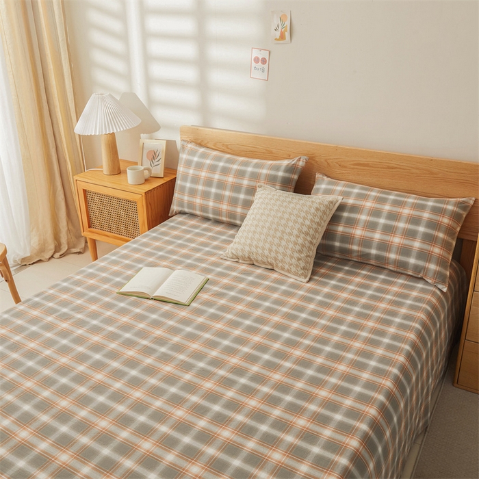 91家纺网 家纺一手货源 找家纺 恋人优选 2026新款全棉纯棉色织床单单床单床单单件 诺卡