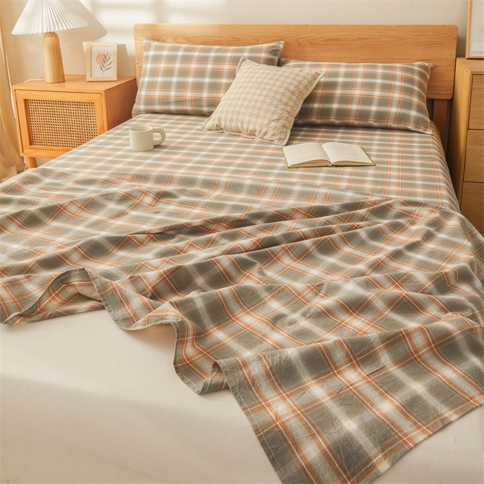 91家纺网 家纺一手货源 找家纺 恋人优选 2026新款全棉纯棉色织床单单床单床单单件 诺卡