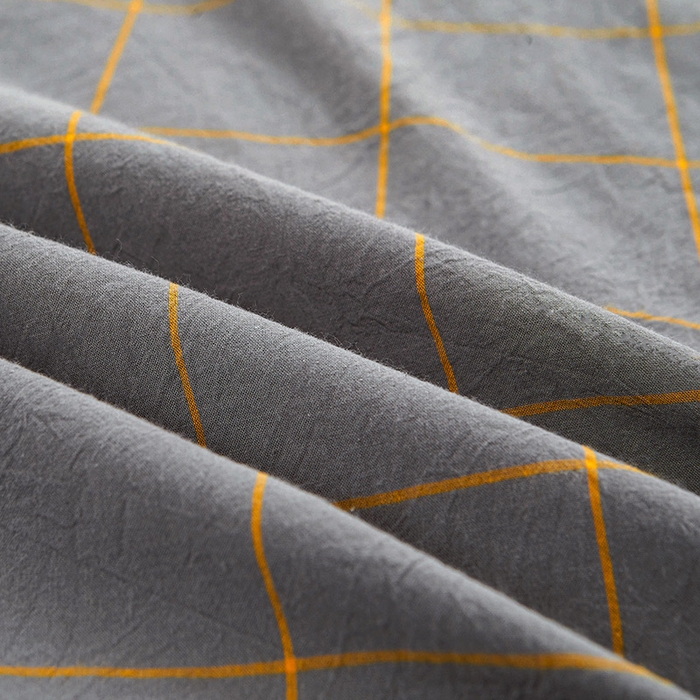 91家纺网 家纺一手货源 找家纺 恋人优选 2026新款全棉纯棉色织床单单床单床单单件 七夕灰大